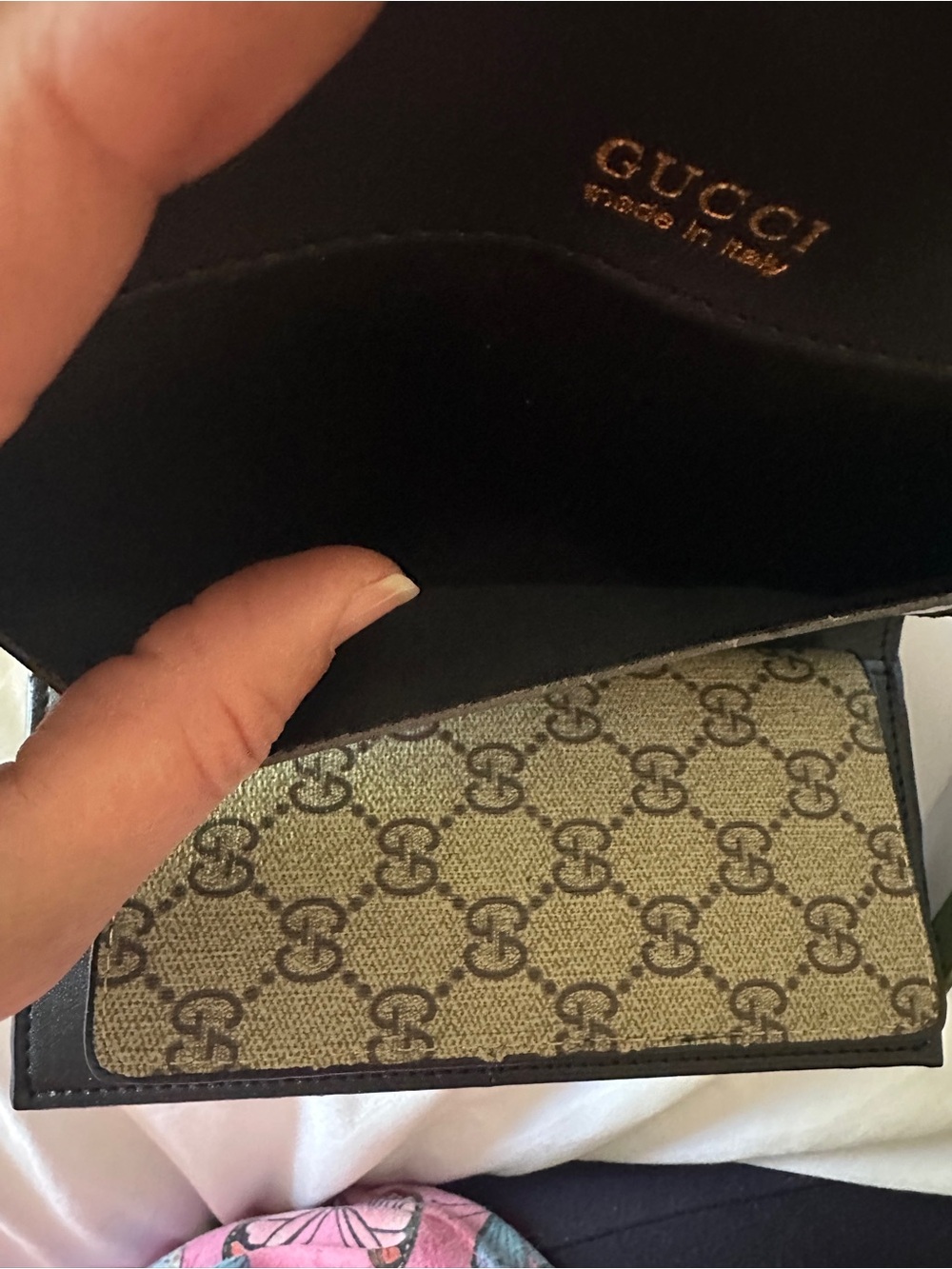 Gucci Beige GG Supreme Continental Wallet with Silver-Tone Tiger Head - Picture 12 of 13